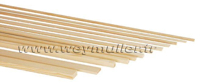 Baguette balsa 20 x 20 mm. 1 m