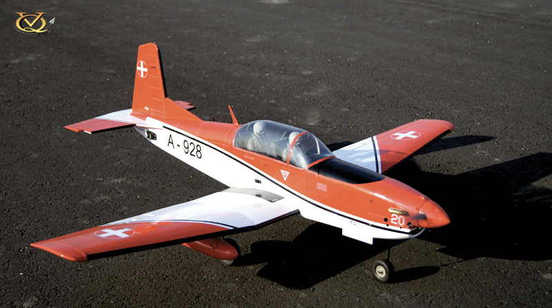 Kit Pilatus PC7 Suisse ARF 1,50m