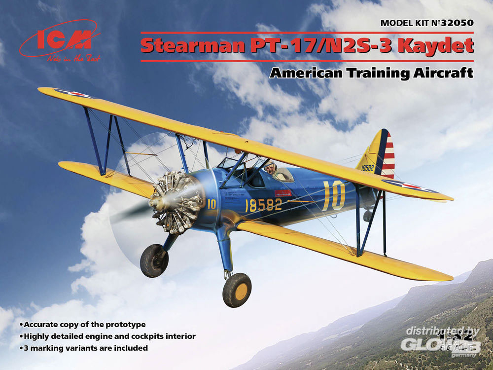 Stearman PT-17/N2S-3 Kaydet 1/32