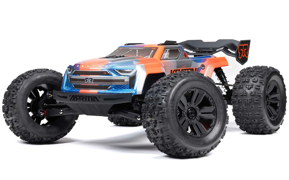 KRATON 6S V6 4X4 BLX RTR, Bleu/Orange 1/8