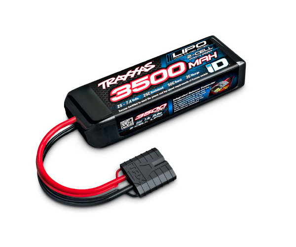 Pack accus 2 éléments 7,4V 3500mA 25C - Traxxas