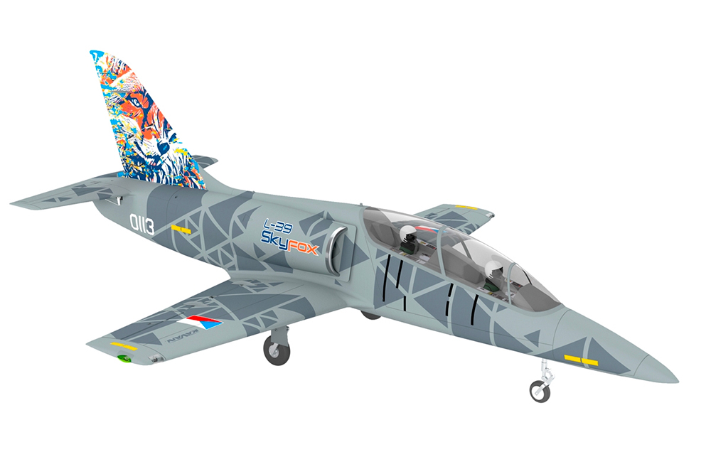 L-39 Skyfox ARF 1,08m - Gris