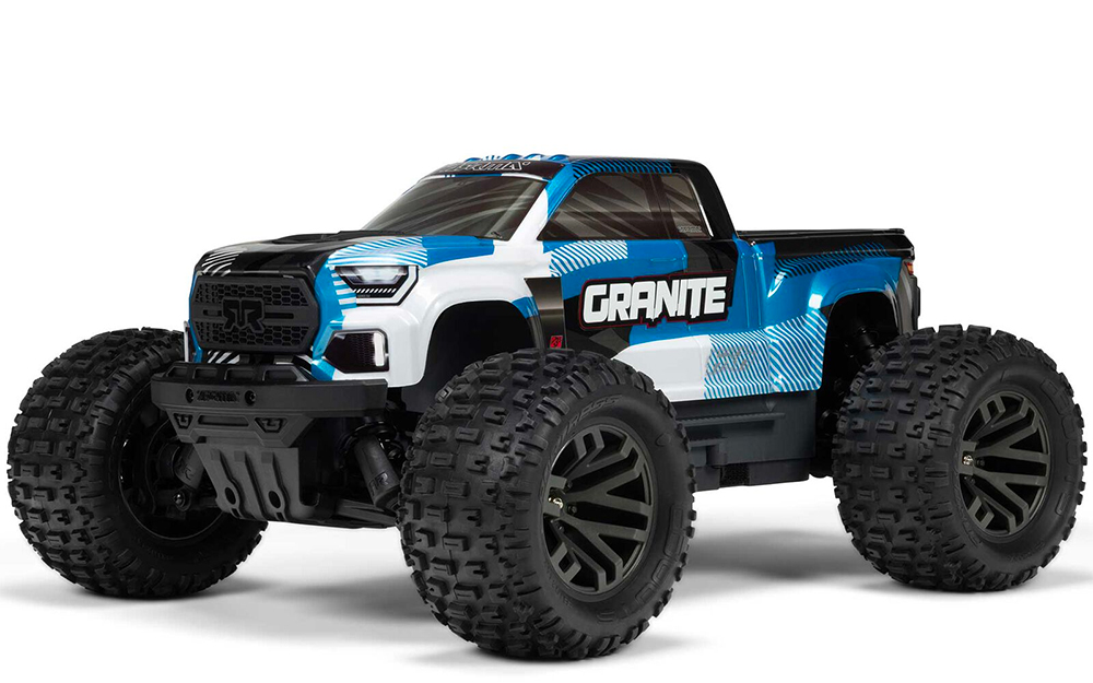 GRANITE 223S DSC 4X4 RTR 1/10 Brushless Monster Truck, bleu