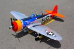 P47 Thunderbolt \'\'Tarheel Hal\'\' 35cc ARF 1,77m + train rentrant électrique