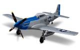 P-51D Mustang PNP 0,75m - bleu